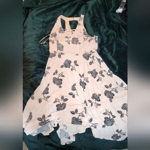 Candie's Pink Floral Midi Dress